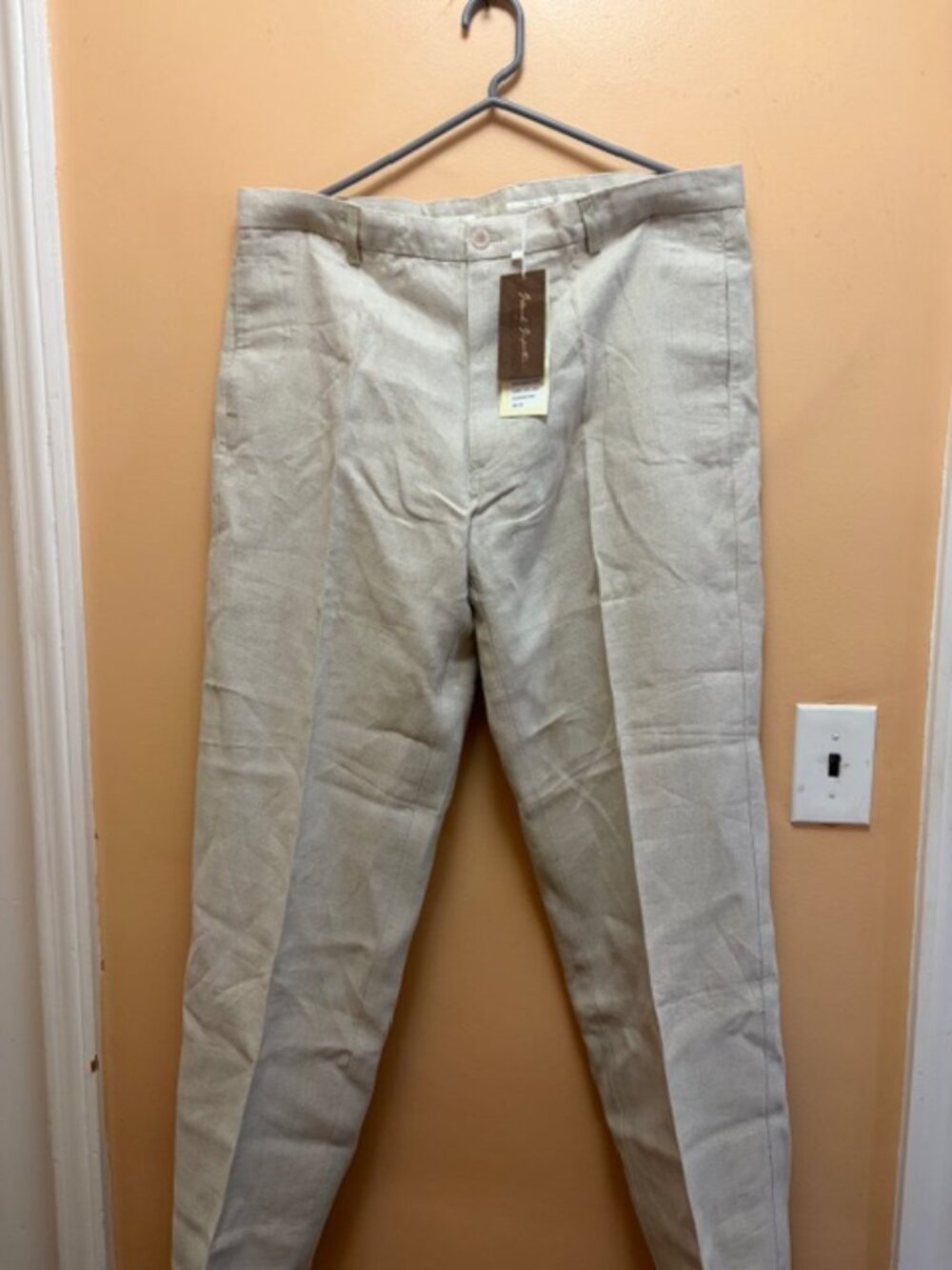Island Importer 100% linen pants size 38